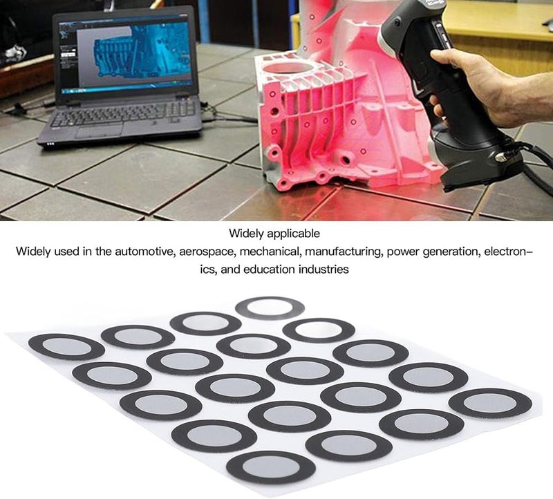 200Pcs 12mm 3D Scanning Markers Diffuse Reflection Tracking Dots for 3D Scanner - Image 3